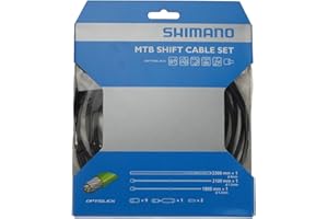 Shimano MTB Optislick Derailleur Cable and Housing Set, Black