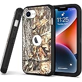 CoverON Rugged Designed for Apple iPhone 16e Case, Heavy Duty Constuction Military Grade A Etched Grip Hybrid Rigid Armor Skin Cover Fit iPhone 16e Phone Case - Camo