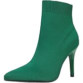 Bplangat Ankle Boots for Women Stiletto Heels Pointed Toe Sock Booties Comfortable Dressy Stretchy Short Boot, US Size 6-12