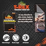 T-REX Tape Extreme Hold Double Sided Mounting Strips 24 lb Black 8 Strips view 6