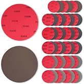 48 Pcs Bowling Sanding Pads Grit 400-600 800-1000 1200-1500 2000 2500 3000 | Bowling Ball Sanding Pads Polishing Cleaning Kit