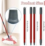 Aiyiried Mop Handle Vileda Turbo Spin EasyWring Replacement Adjustable Iron view 2