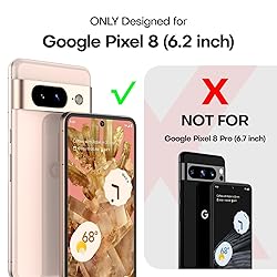 TAURI [5 in 1 for Google Pixel 8 Case, [Not