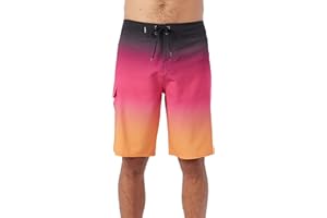 O'NEILL Men's 21 Inch Hyperfreak Divergent Boardshorts - Quick Dry Swim Trunks for Men with Fixed Waist and Quick Dry Fabric