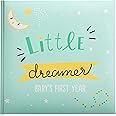 Kate & Milo Little Dreamer Stars Baby's First Year Memory Book, Baby Milestones Photo Album, Whimsical Gender Neutral