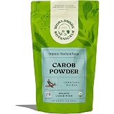 Worldwide Botanicals Organic Carob Powder, Medium Roast &ndash; 1 lb &ndash; Caffeine Free Cocoa Alternative &ndash; Low Fat Super Food with Natural Sweetness&ndash; Gluten Free, Kosher, 16 ounces