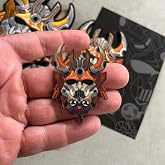 Patchlab ONIWARS #8 Morale Patch, Durable &amp; Vibrant, Hook and Loop Attachment for Backpacks, Jackets Collectors Series Fans, Multicolor, 4 inches ACR
