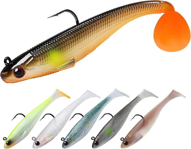 Truscend Shadtale Trembly Sinking Lure with BKK Hooks Multi-Pack