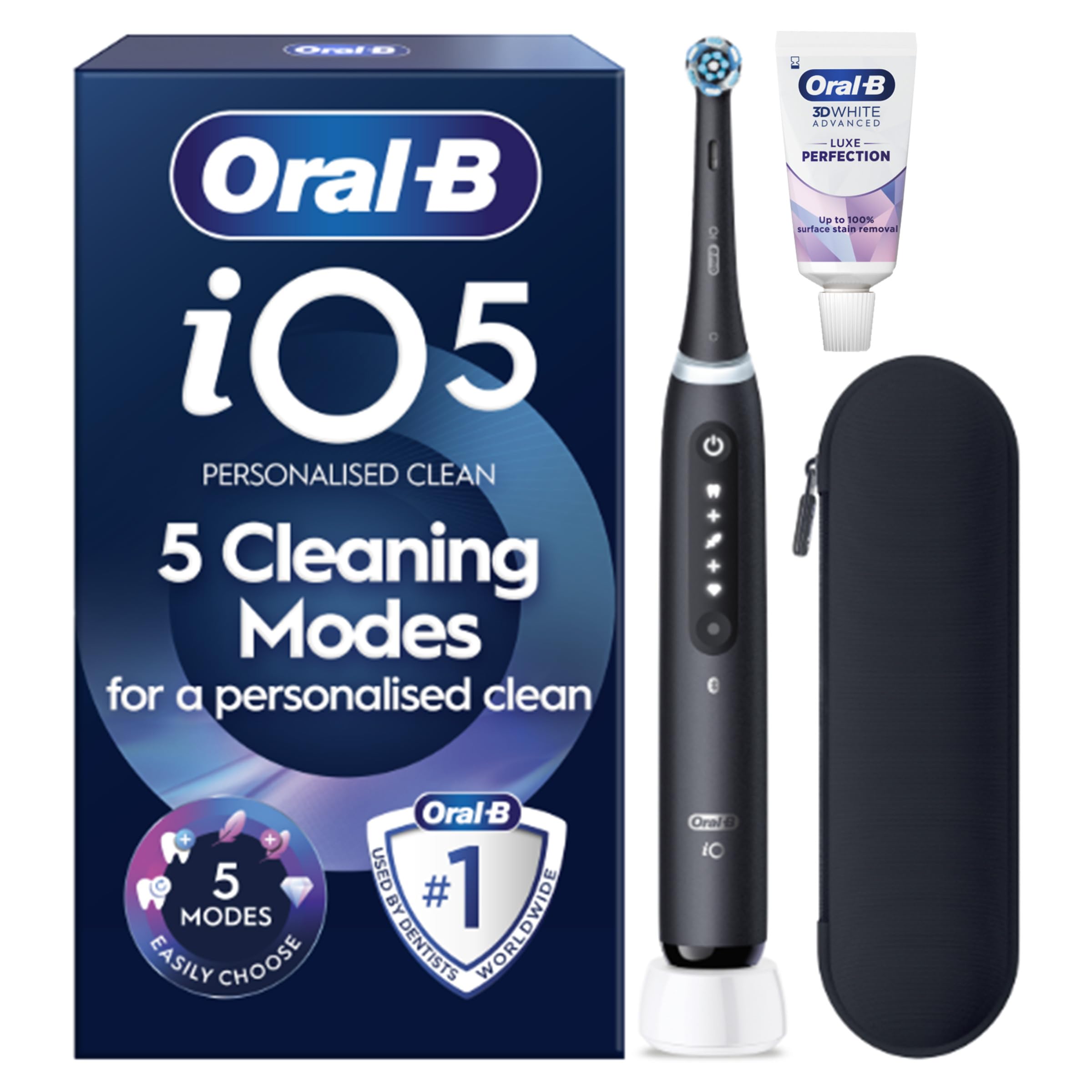 Oral-B iO5 Electric Toothbrush with trav...