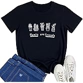 BLACKMYTH Women's Graphic Funny T Shirt Cute Tops Teen Girl Tees