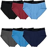 Men's Breathable Cotton Micro-Mesh Briefs, Assorted 4 Pack