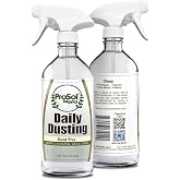 PROSOL WORKS Daily Dusting Spray Surface Cleaner 16 oz - Wood Cleaner Cleaning Spray for Tables, Banisters, Old Wooden Cabinet, Doors, Decors &amp; Antique Restorer Revealing Natural Shine