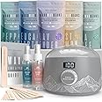 Tress Wellness Waxing Kit for Brazilian Wax - Easy to Use - For Sensitive Skin - Digital Display, Grey Mountain