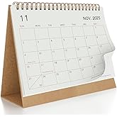 Calendarin Desk Calendar 2025-2026 for Canada, from Now to December 2026, 20-Month Standing Calendar with Canadian Holidays, 