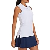 Willit Women's Sleeveless Golf Shirts Polo Tennis Tank UPF 50+ Lightweight Quick Dry Athletic Shirts