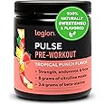 LEGION Pulse Pre Workout - All Natural Nitric Oxide Preworkout Drink to Boost Energy, Creatine Free, Naturally Sweetened, Beta Alanine, Citrulline, Alpha GPC (Tropical Punch)