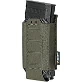 IDOGEAR SPORTS Tactical Molle Magazine Pouch Single 5.56MM Mag Pouch with Open-Top for M4 M16 AR-15