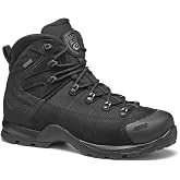 ASOLO Men's FUGITIVE TACTICAL GTX Hiking Boots | Water-Resistant Breathable Suede/Nylon High Cut Terrain , Toe Rubber Cap