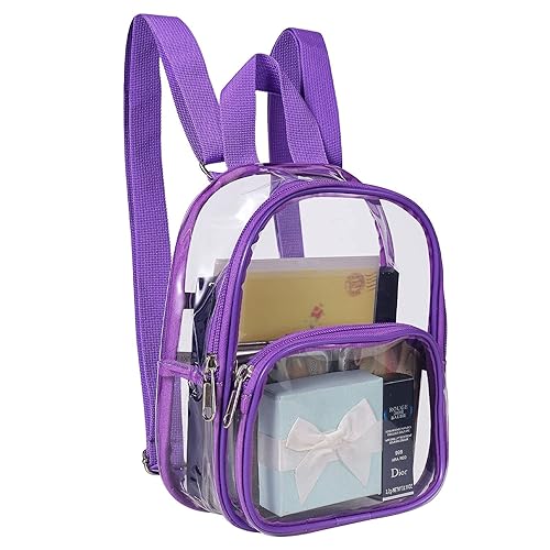 USPECLARE Clear Mini Backpack Stadium Approved for Girls, for
