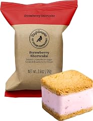 Nightingale Ice Cream Sandwiches, Strawberry Shortcake Ice Cream Sandwich, 2.6 Ounce (Pack of 1)
