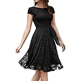 MUADRESS Women's Lace Cocktail Wedding Party Dress