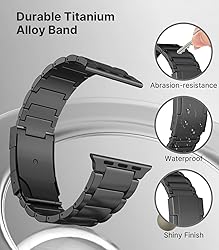 MoKo Titanium Band Compatible with Apple Watch Band