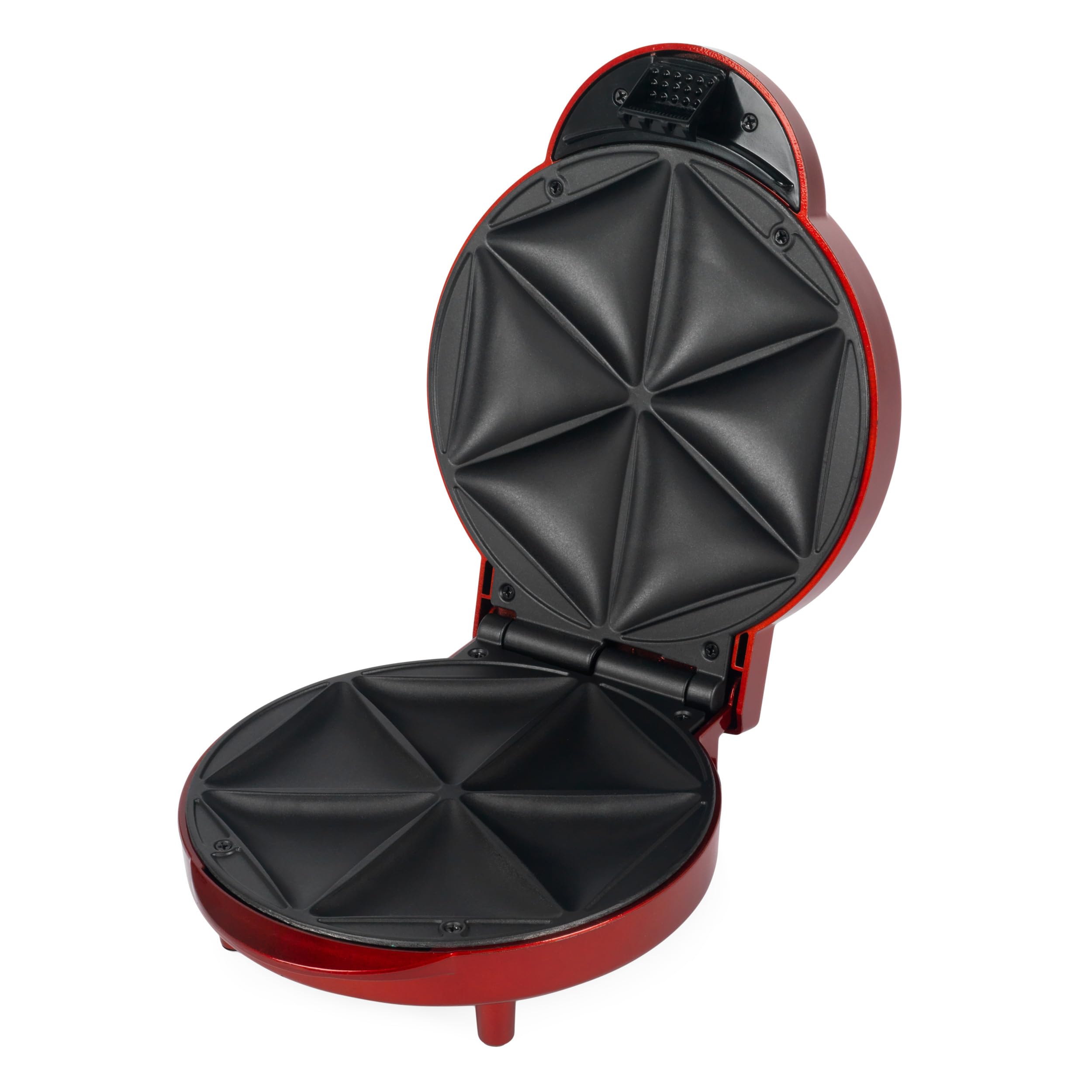 Giles & Posner EK3812G Samosa Maker - Party Snack Food, Non-Stick Bite Sized Multi Cooker, 6 Mould Triangle Press, Savoury & Sweet Pastry Parcel,1000W, Delicious Samosas, Empanadas & Fruit Turnovers