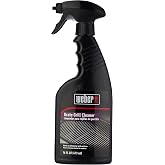 Weber&reg; Outdoor Grill Spray Cleaner &amp; Degreaser, 16 oz, Grill Cleaner | Safe, Non‑Corrosive, Effective Formula for Stainless-Steel &amp; Cast‑Iron Grates, Smokers, Ovens &amp; Microwaves - Grill Accessory