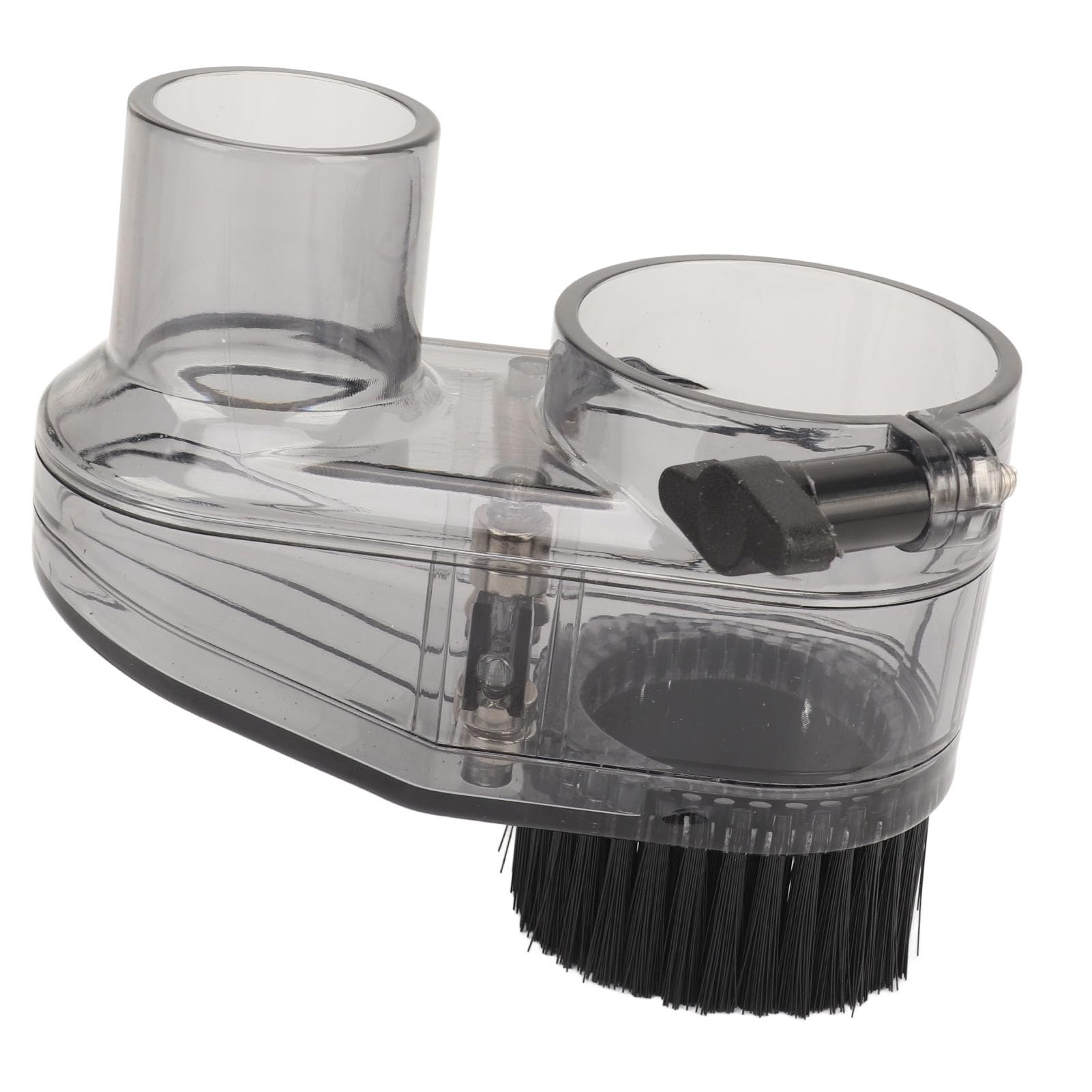 CNC Router Dust Shoe, 52mm Spindle Motor Compatible, Transparent ABS Cover with Nylon Brush, Magnetic Height Adjustment, 65mm Router Compatible