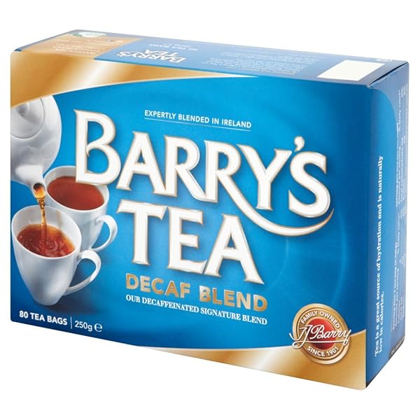 BARRY’S TEA DECAF 80 COUNT TEA BAGS (PACK OF 1)