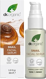 Dr Organic Snail Gel Facial Serum 30ml Healthy Aging Moisturising Natural view 1