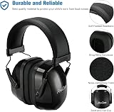 ProCase Ear Defenders Children Noise Cancelling Headphones SNR 26dB Black view 4