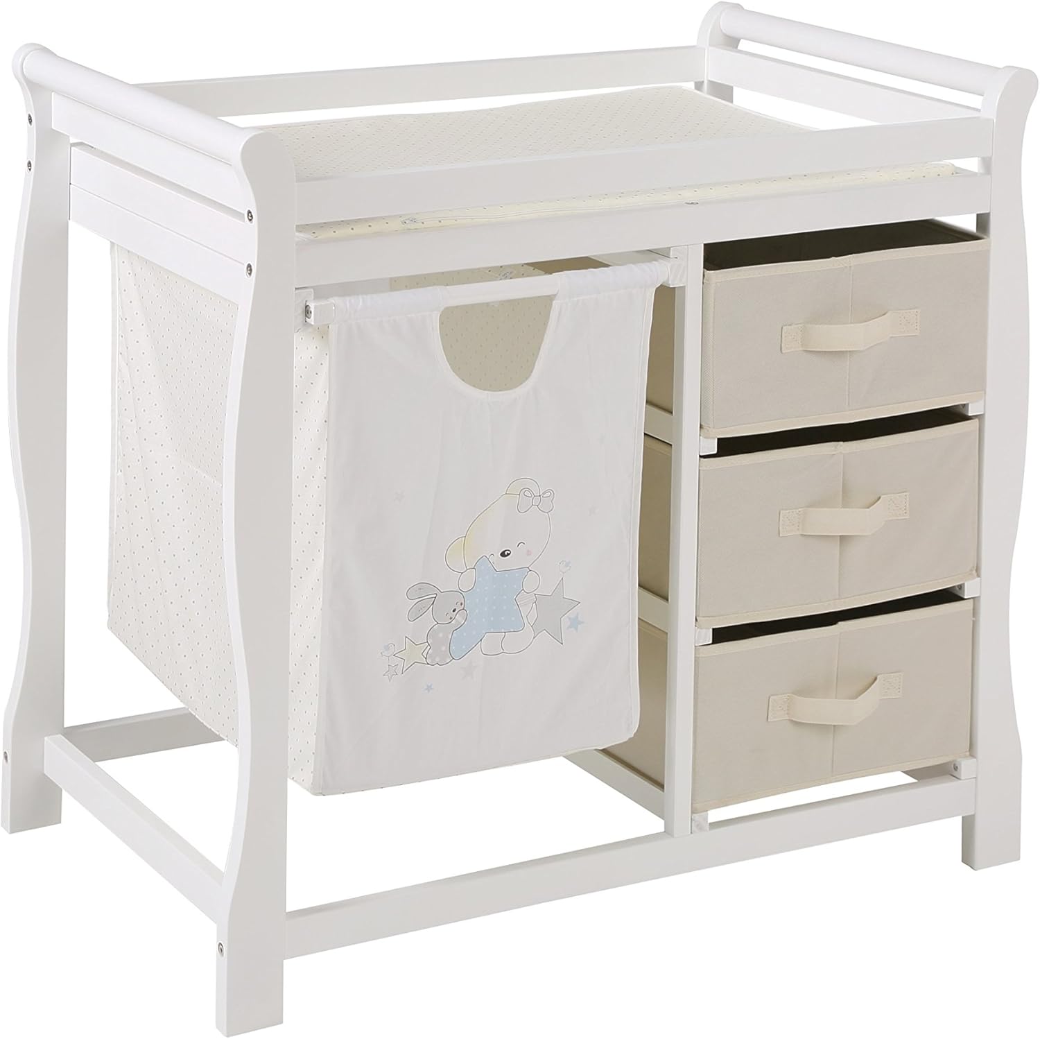 baby changing station with drawers