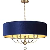 Minka Lavery 3487-923 Van Noord Pendant, 6 B10.5 E12 Socket(s), Oxidized Aged Brass (Bulbs Not Included)