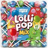 Lollipops Bulk 65 Ct, Mini Suckers &amp; Lollipops Individually Wrapped