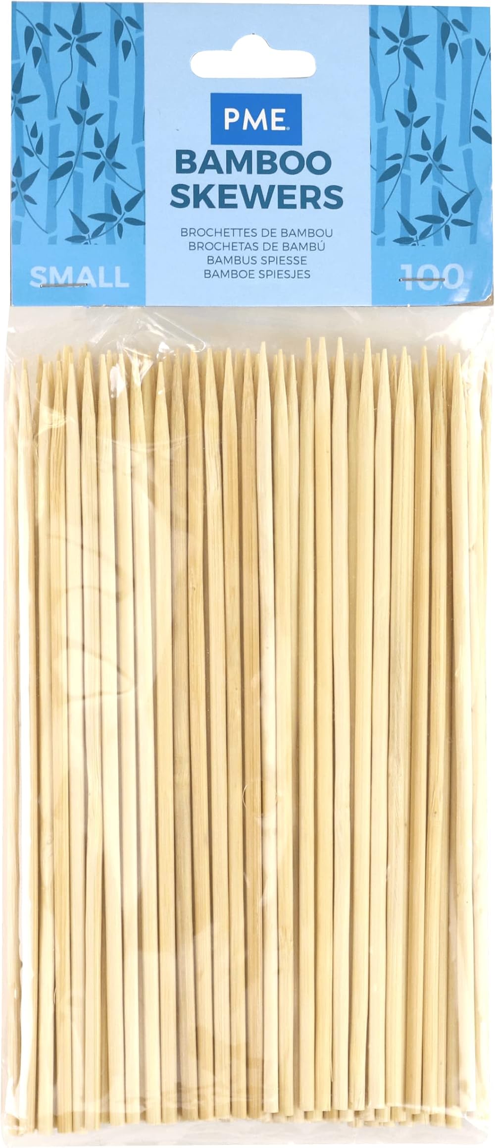 PME Small Bamboo Skewers Pack of 100 6 inches Beige