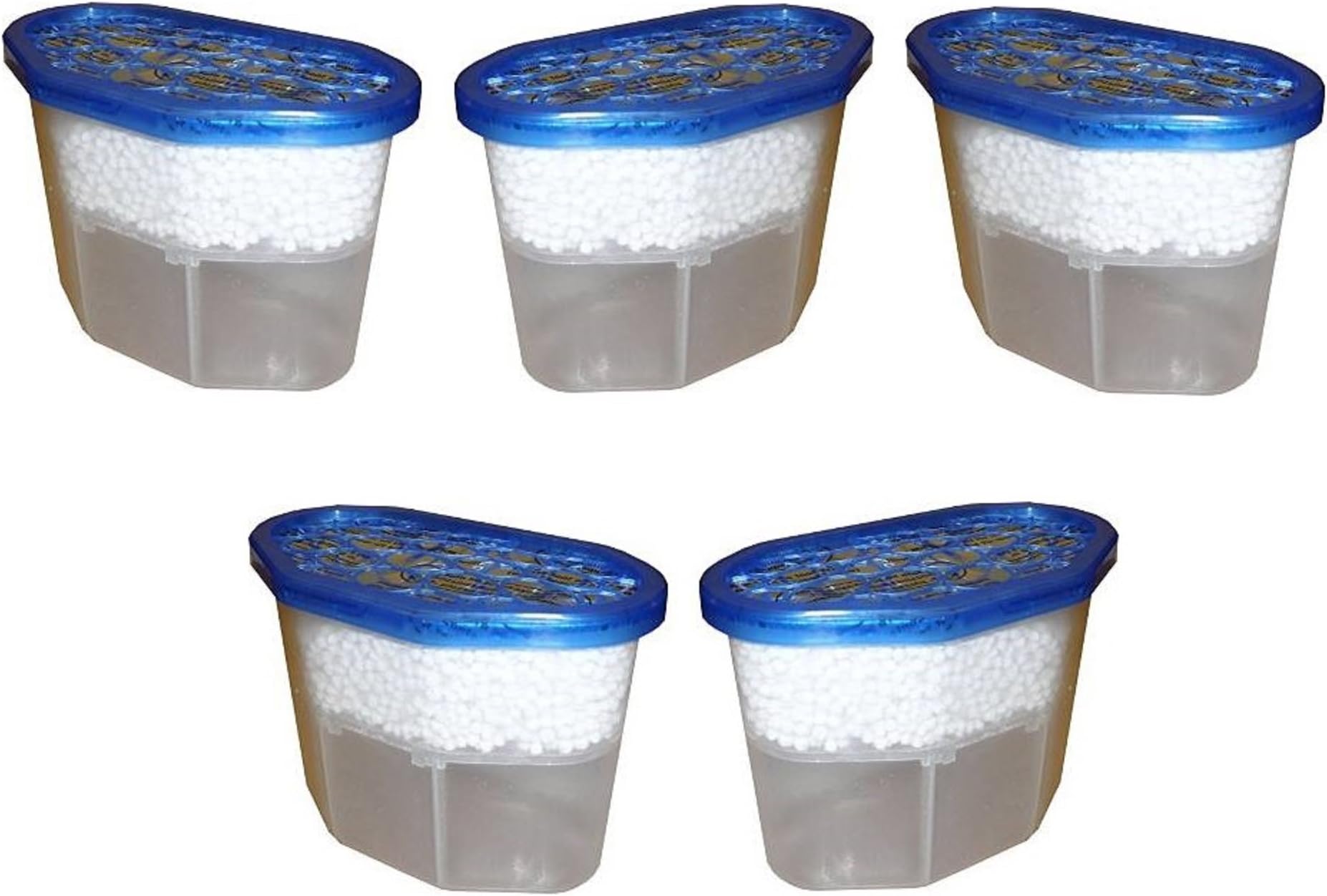 SoSupplies 5 x Interior 500ml Dehumidifiers Helps Stop Damp, Mildew, Mould and Condensation