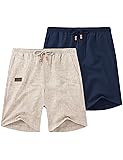 COOFANDY Mens Lounge 9 Inch Inseam Shorts Relaxed