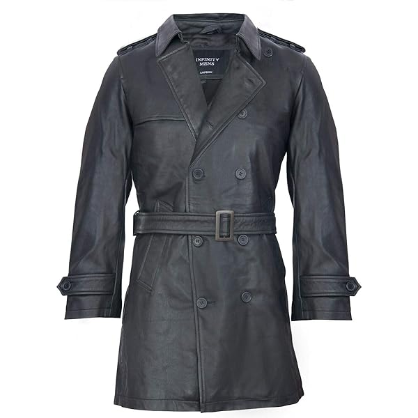 World War 2 Leather German Coat - Waffen Elite Officers Military