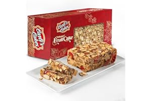 CARLI'S CAKES Carli’s Cakes Deluxe Fruit Cake, 1 lb. - Gourmet Holiday Fruitcake with Nuts & Dried Fruits, Ready to Serve Dessert, Ideal Christmas Gift, Celebration Treat, or Party Snack