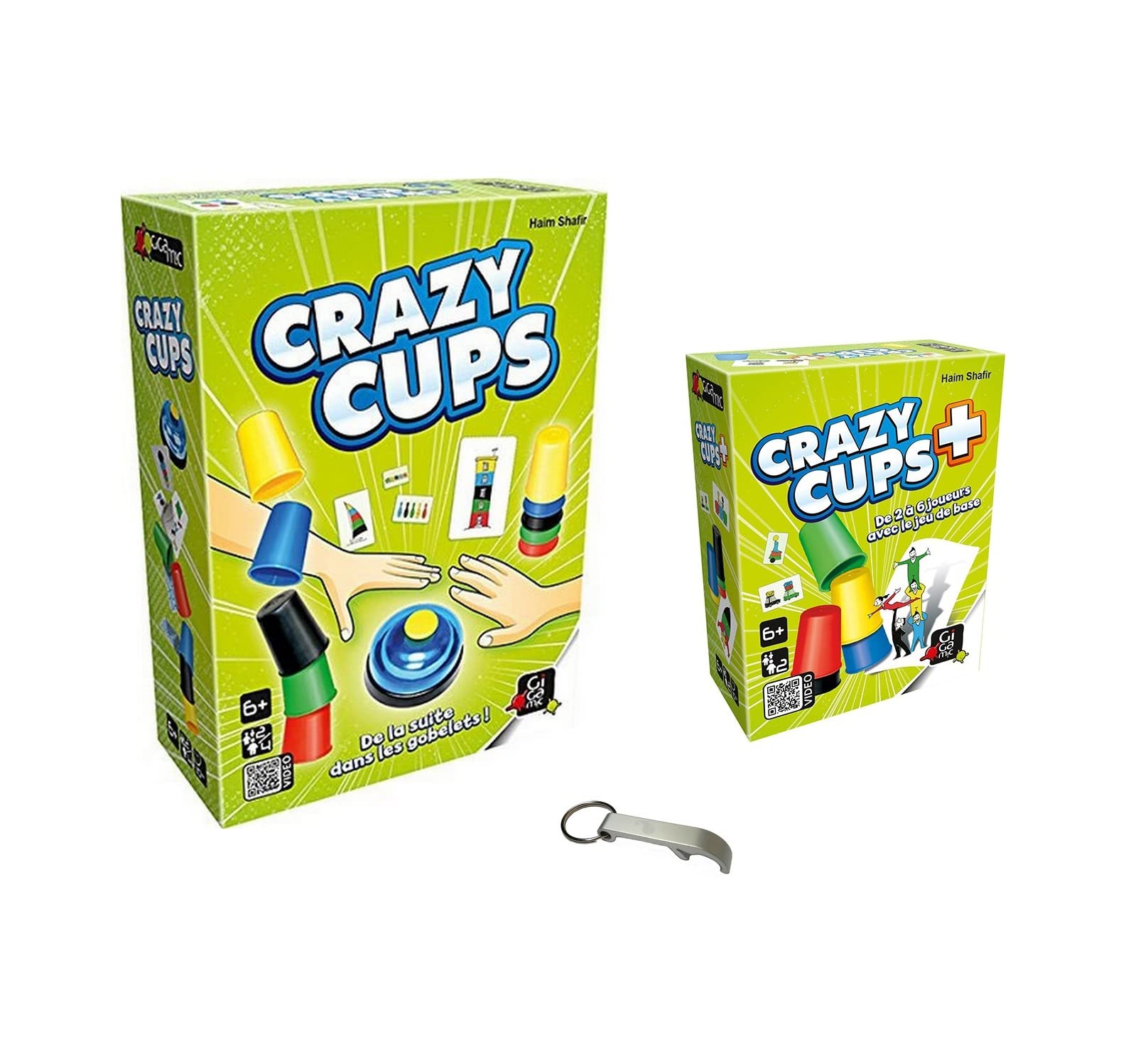 Crazy Cups + Crazy Cups Plus + 1 Blumie Bottle Opener (Crazy Cups + Extension)