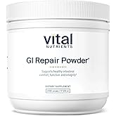 Vital Nutrients GI Repair Powder - Leaky Gut Powder with L Glutamine and Zinc - Digestive Enzyme Supplement to Support Gut Health and Digestion - Gluten Free - 40 Servings