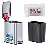 iTouchless 1.32 Gallon SoftStep 2.0 Bathroom Trash