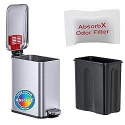 iTouchless 1.32 Gallon SoftStep 2.0 Bathroom Trash