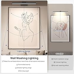 PESUTEN Picture Light Battery Operated, 16in