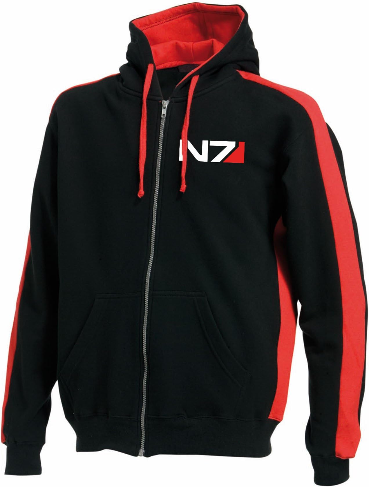 Mass Effect N7 Hoodie - Gaming Geek 2 Tone Zip Hoody Sizes S - 3XL (2XL)