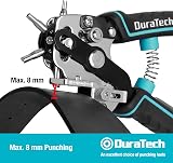 DURATECH Heavy Duty Belt Hole Punch Leather Cardboard Plastic Multifunction 6 view 7