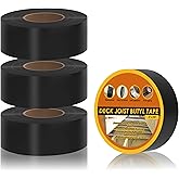 JOAPRIL Butyl Joist Tape for Decking 2''&times;50', 4 Rolls Waterproof Deck Tape | Joist Tape, Waterproof and Anti-Corrosion Joists Deck Tape, Self Adhesive Flashing Joists Tape for Wood Decks Beams Roof