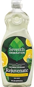 Seventh Generation Hand Dish Liquid Yuzu Basil Rejuvenating 19 fl oz