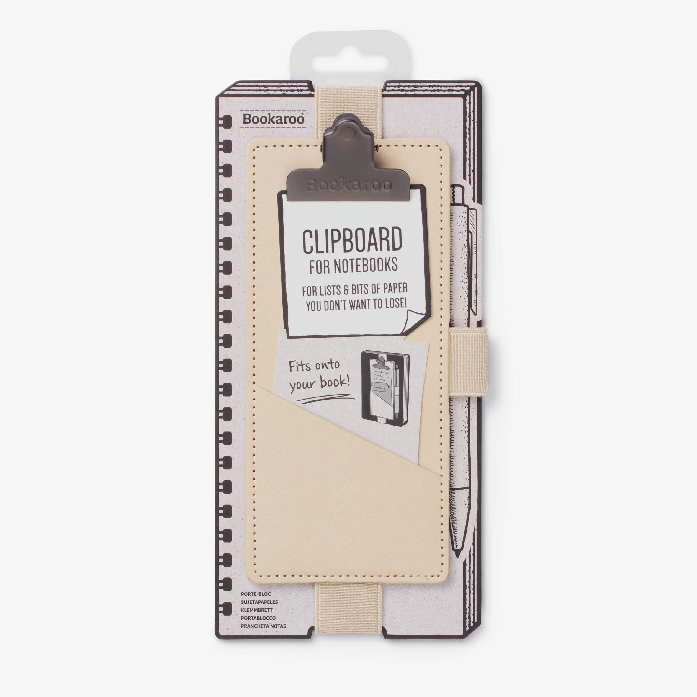 IF Bookaroo Clipboard for Notebooks - Cream